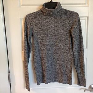 Athleta Polyester Mock Turtleneck top